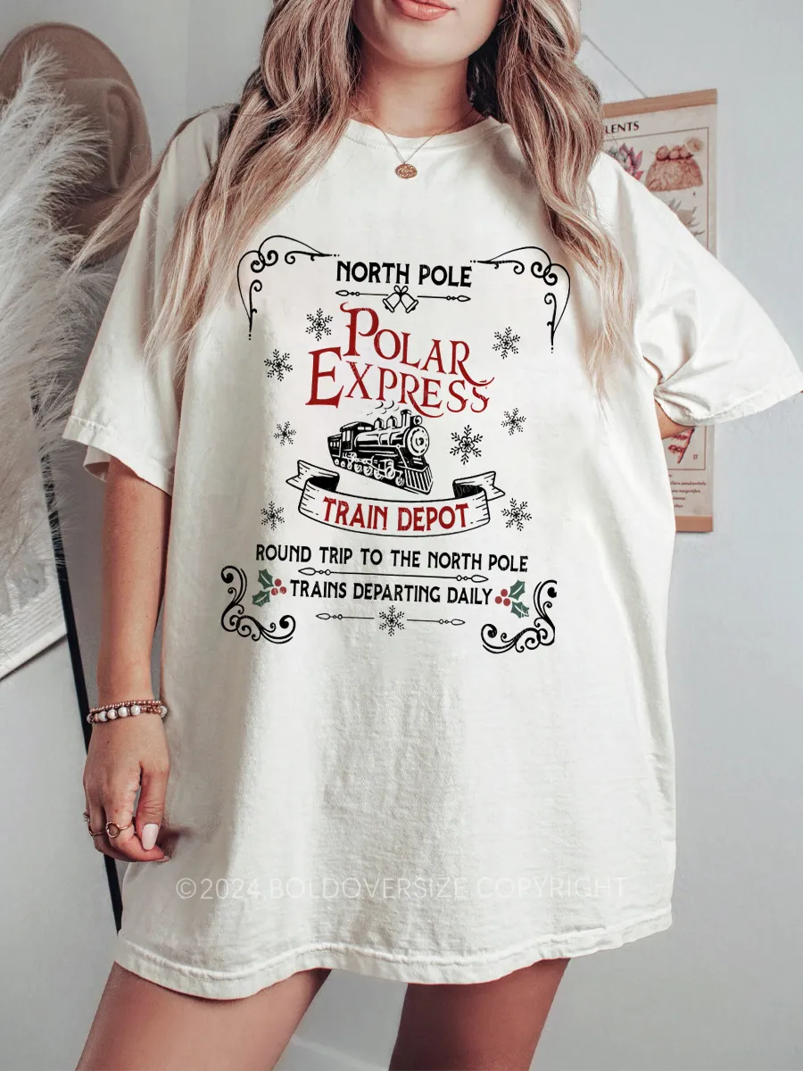 Vintage Christmas North Pole Movie Tee