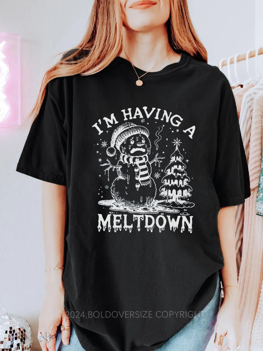 Vintage Snowman Meltdown Tee