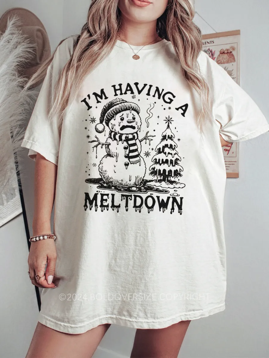 Vintage Snowman Meltdown Tee