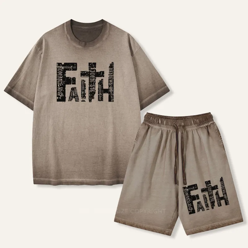 Vintage Faith Gradient Washed Suit
