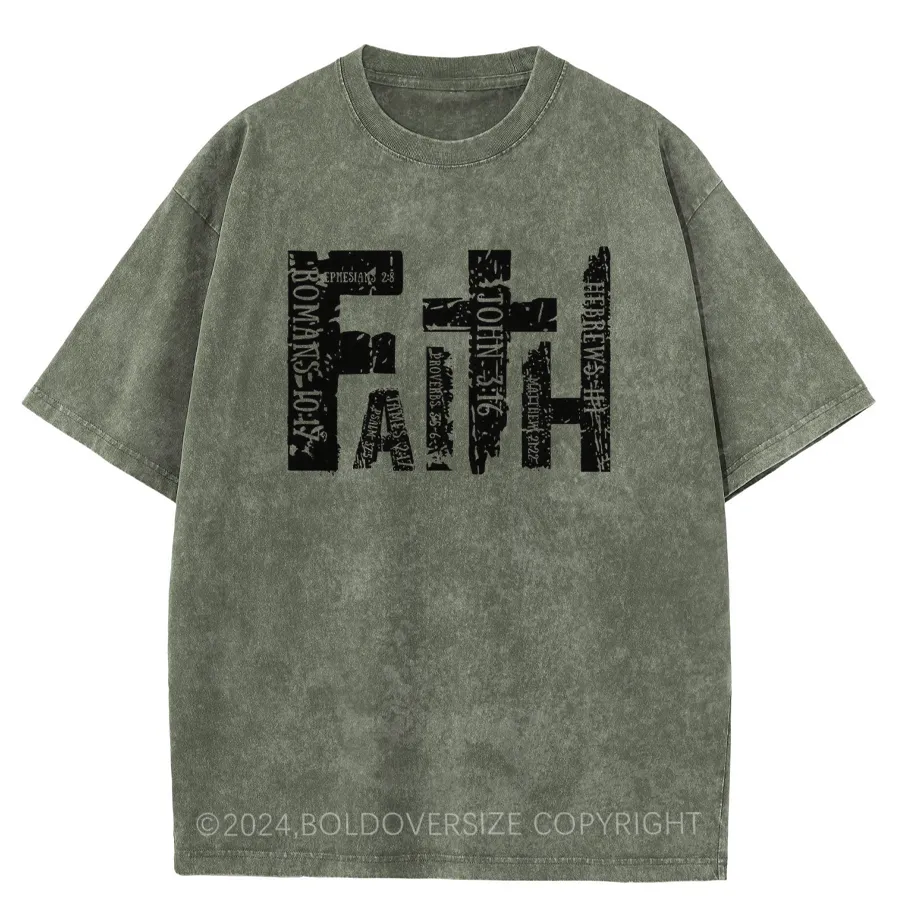 Vintage Faith Washed T-Shirt