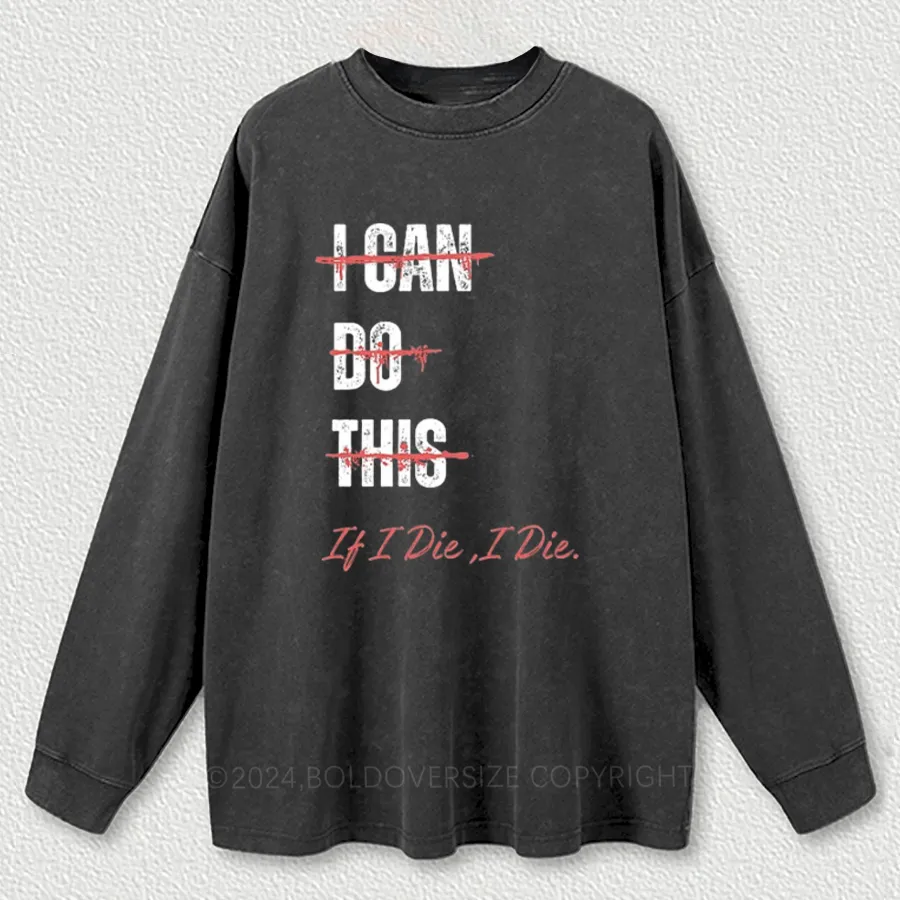 Vintage Ringmaster Of The Shit Show Washed Long Sleeve Shirt