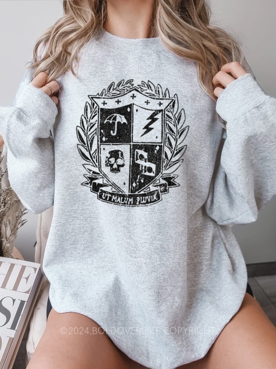 Vintage Umbrella Academy Crest Sweatshirt