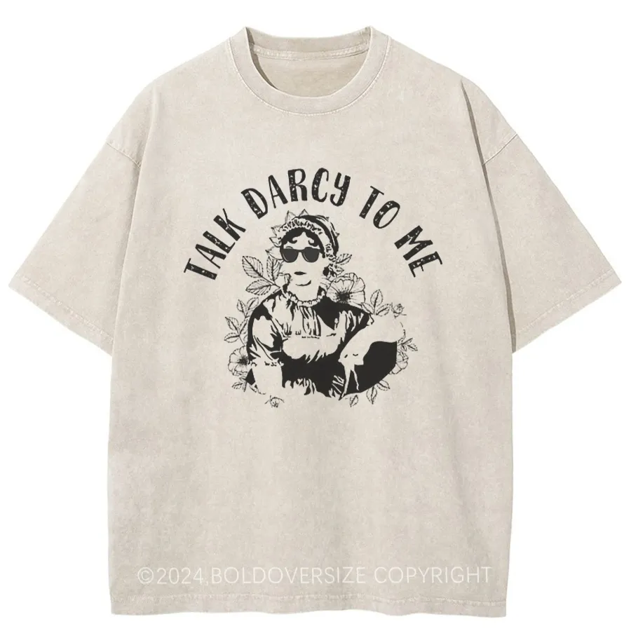 Vintage Cool Austen: Talk Darcy To Me Washed T-Shirt