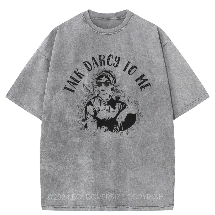 Vintage Cool Austen: Talk Darcy To Me Washed T-Shirt