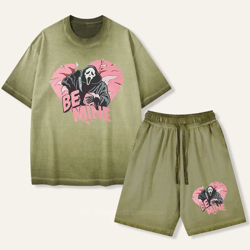 Vintage Scream Be Mine Gradient Washed Suit