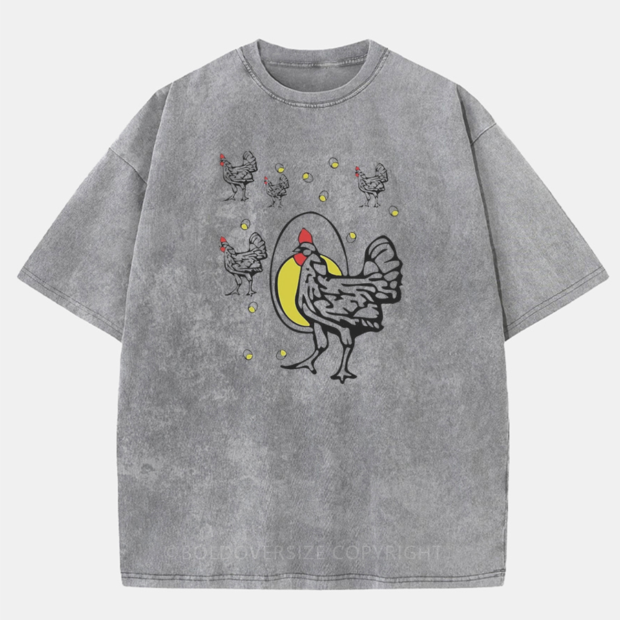 Vintage Roseanne Chicken Washed T-Shirt