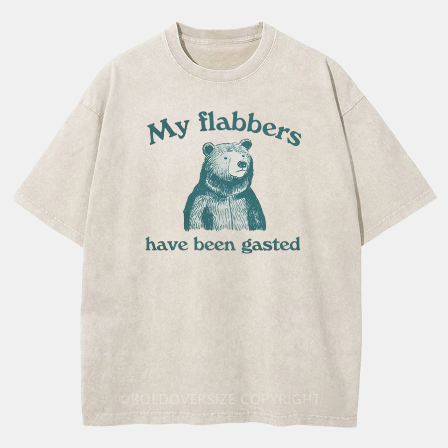 Vintage My Flabbers Have Been Gasted Washed T-Shirt