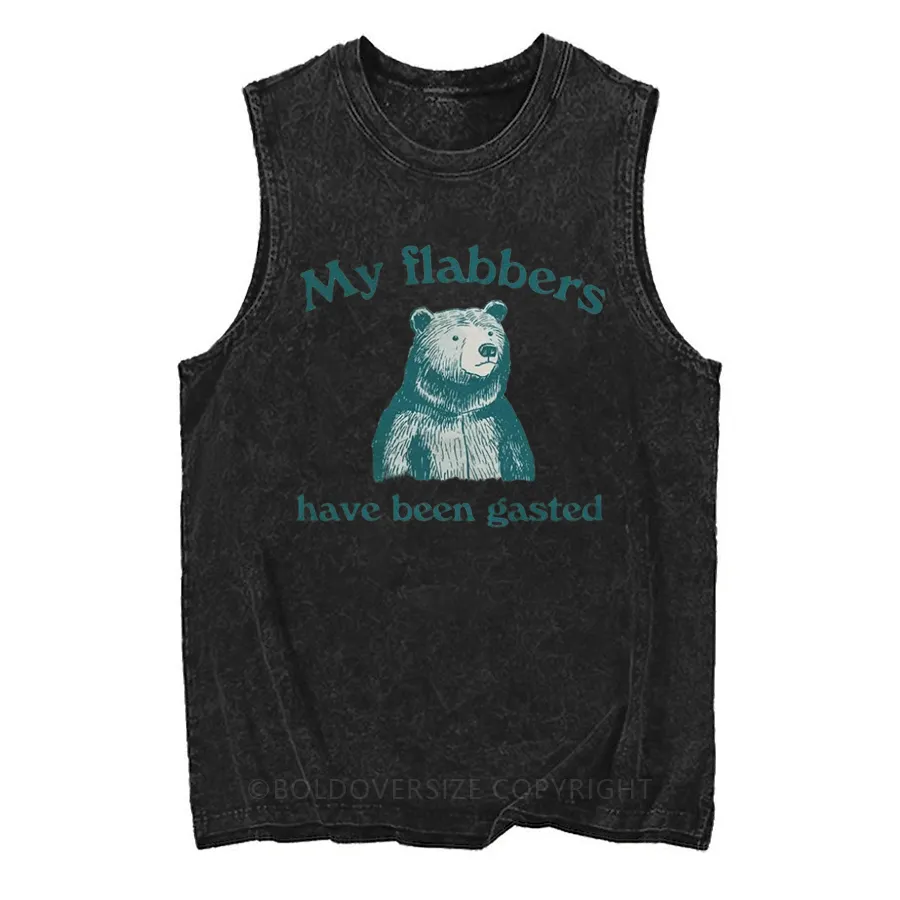 Vintage My Flabbers Have Been Gasted Washed Tank