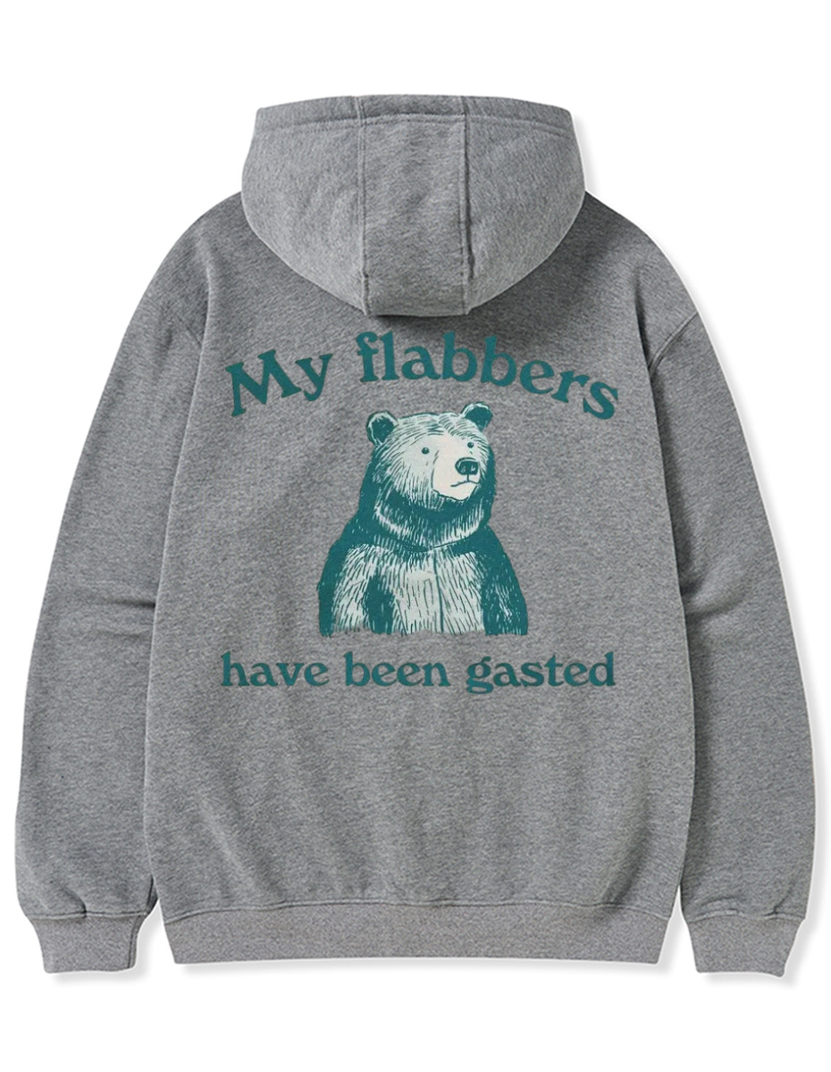 Vintage My Flabbers Have Been Gasted Zip Hoodie