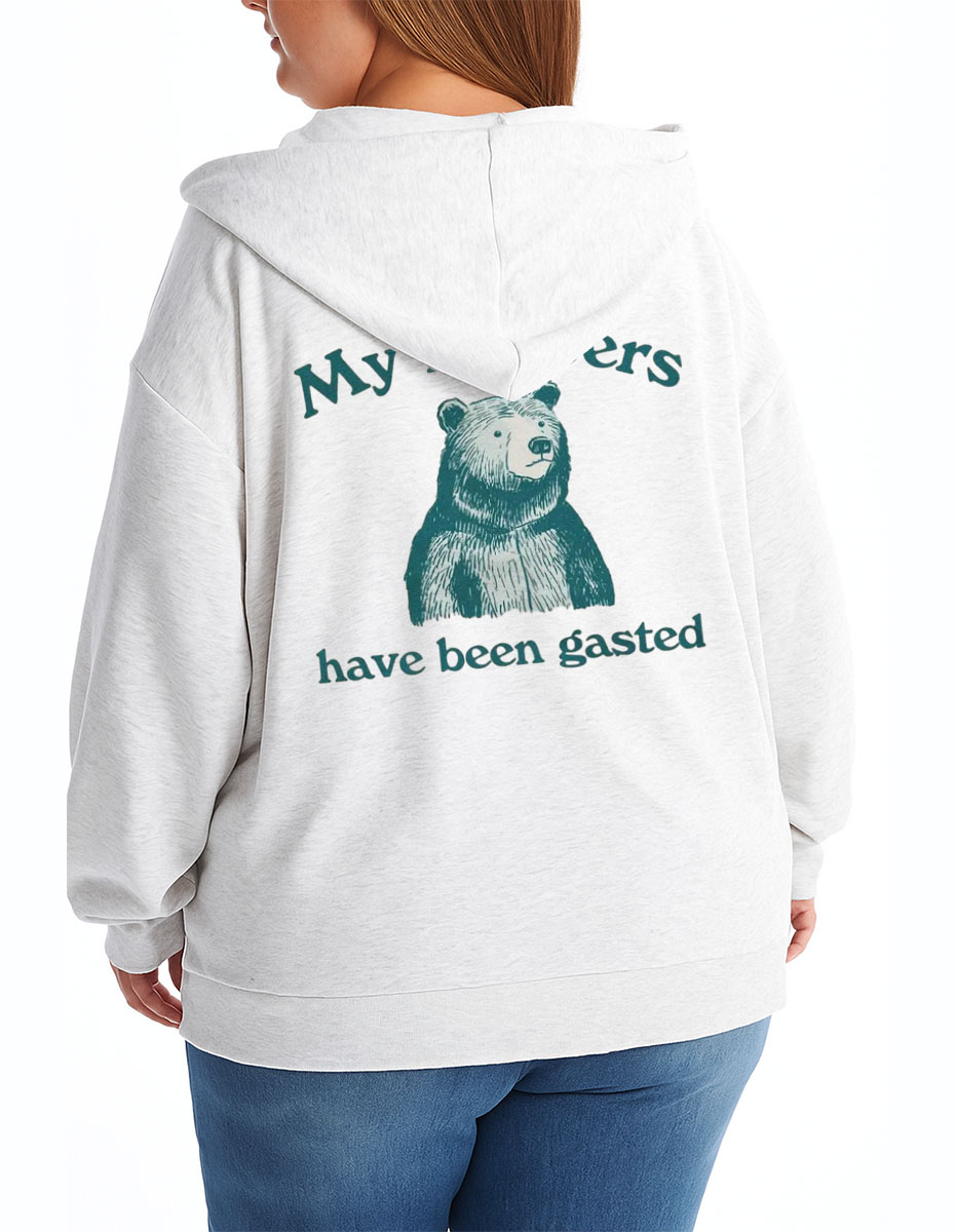 Vintage My Flabbers Have Been Gasted Zip Hoodie