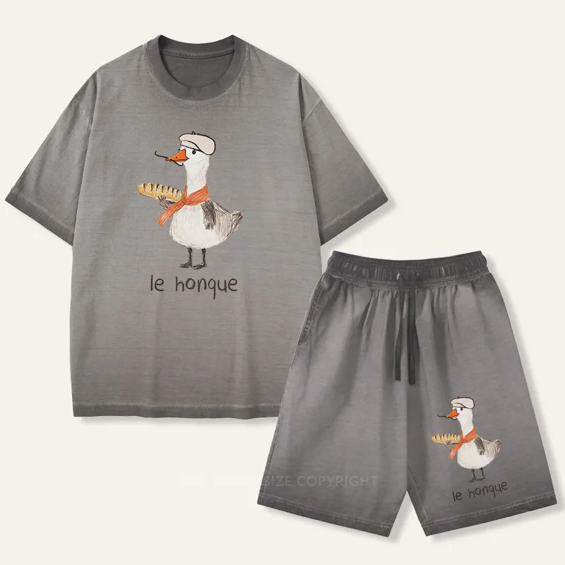 Vintage French Goose Gradient Washed Suit