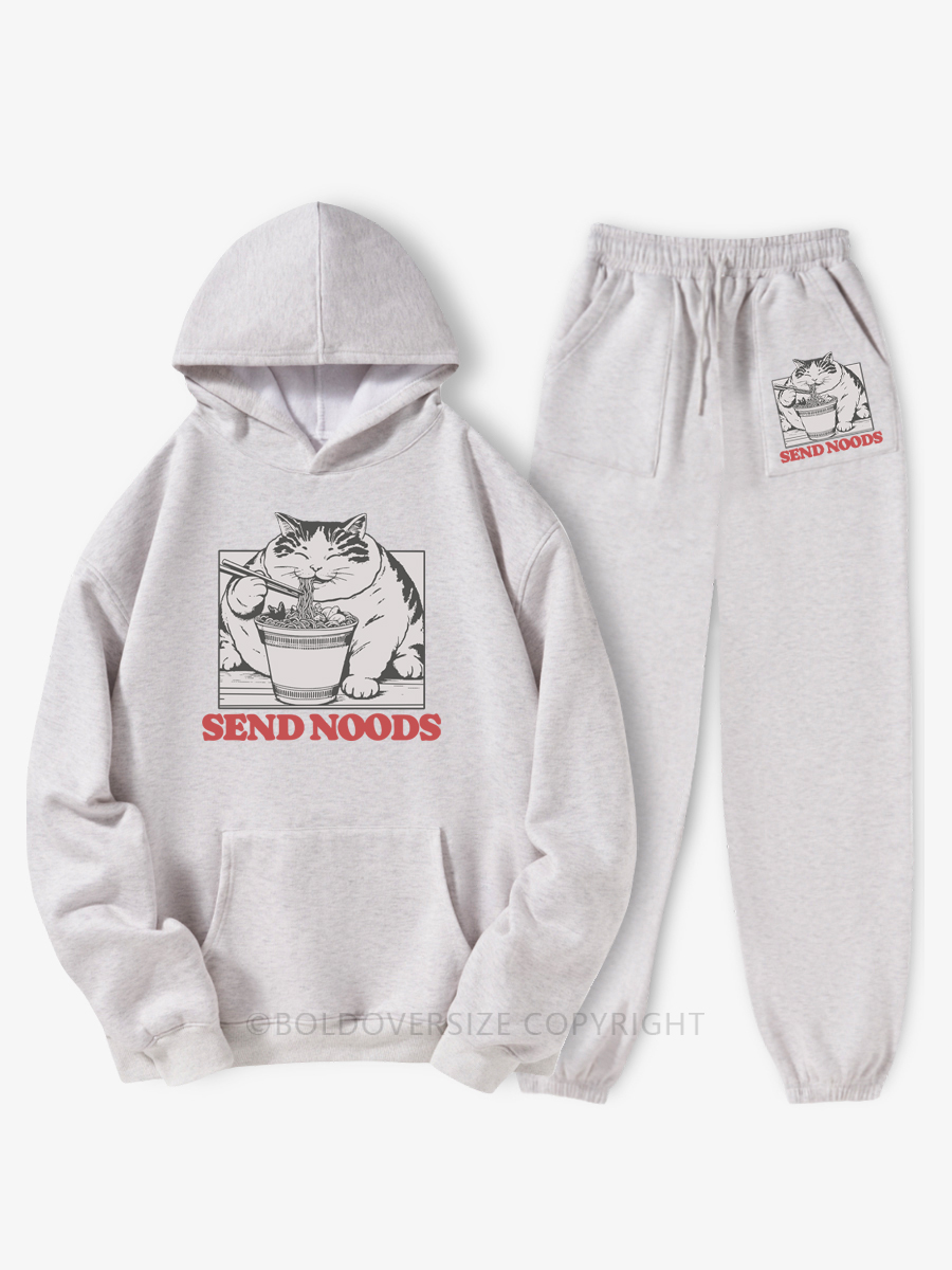 Vintage Send Noods Hoodie Suit