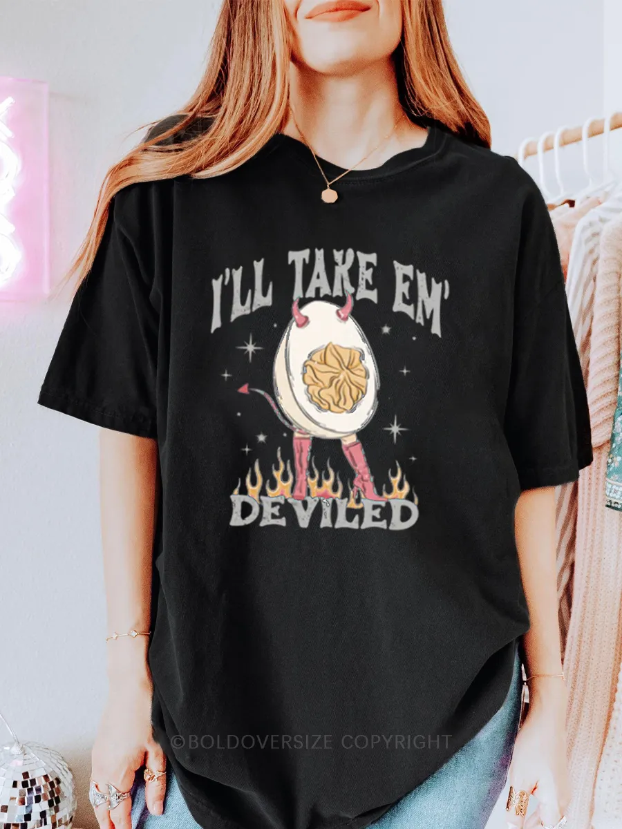 Vintage I'll Take Em' Deviled Tee