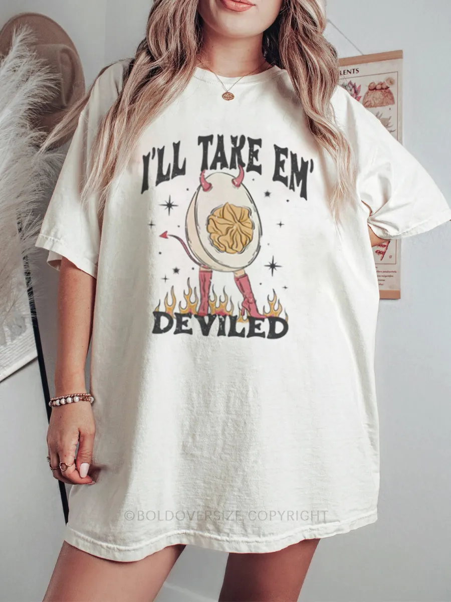 Vintage I'll Take Em' Deviled Tee