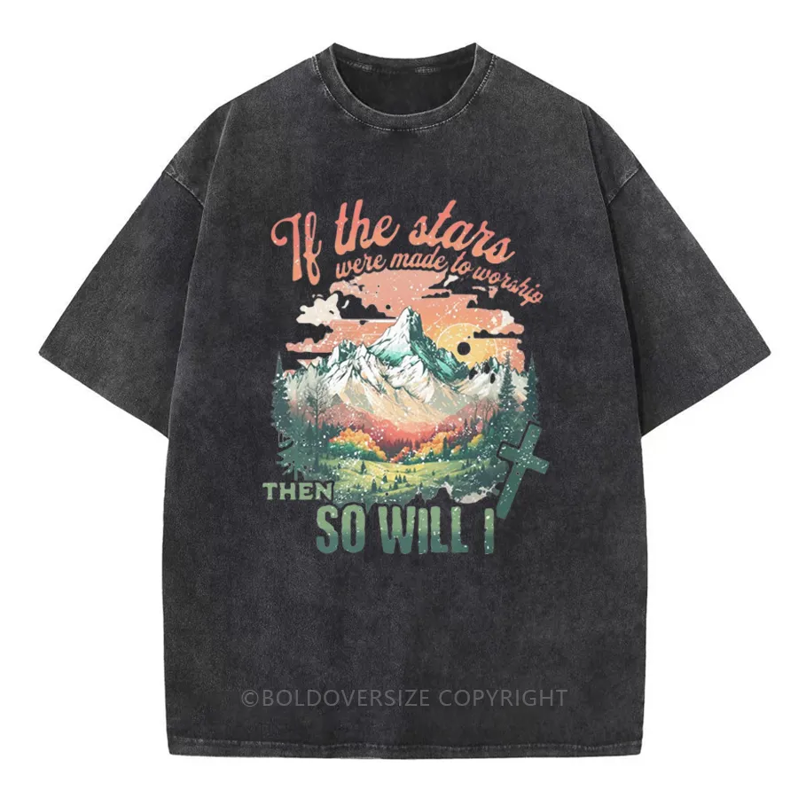 Vintage If The Stars Were Made To Worship T-Shirt
