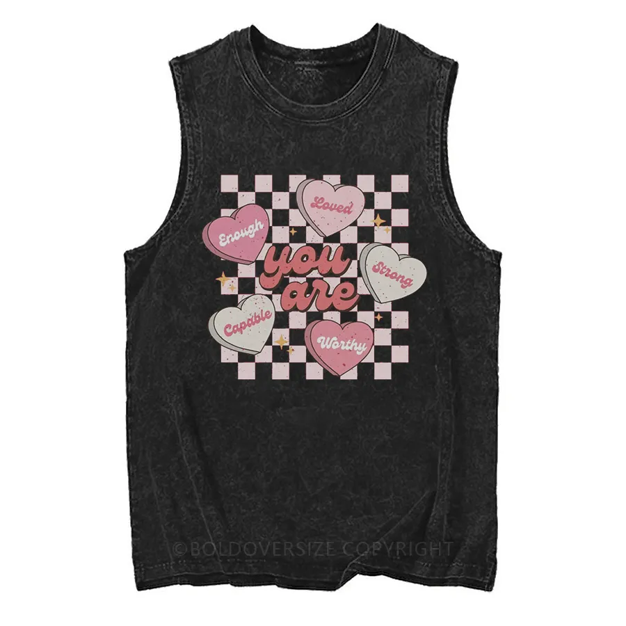 Vintage Cute Teacher Washed Tank