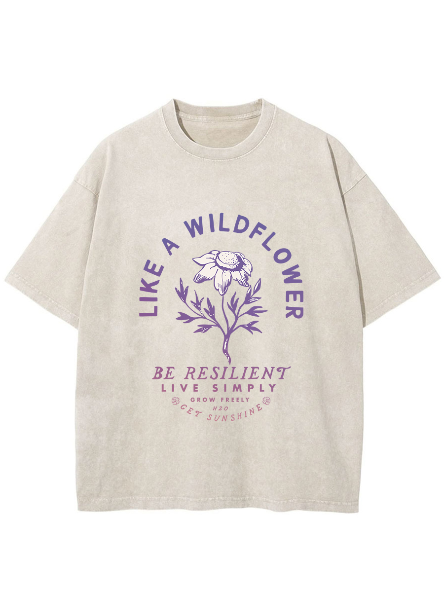 Vintage Like A Wildflower Washed T-Shirt