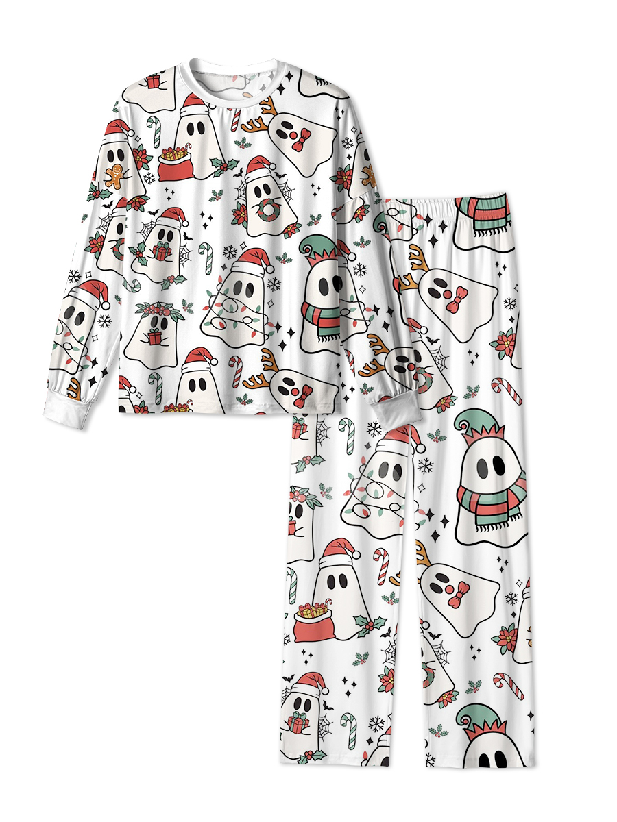Vintage Christmas Ghost Pajamas