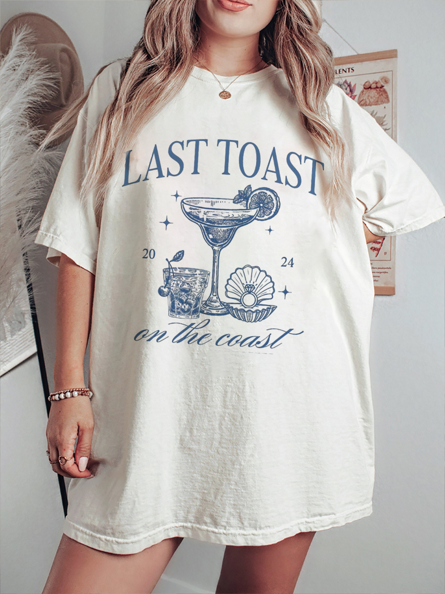 Vintage Last Toast On The Coast T-Shirt