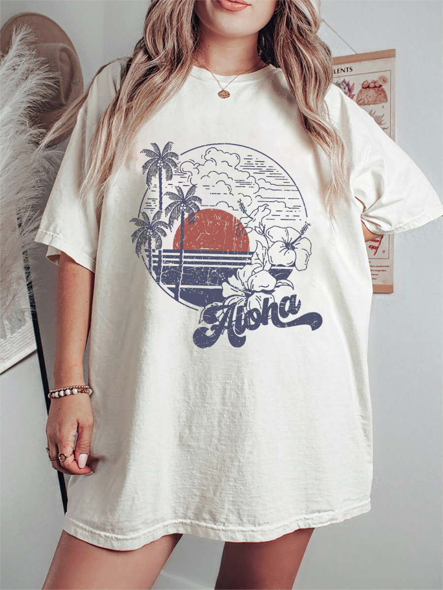 Vintage Aloha Hawaii  Tee