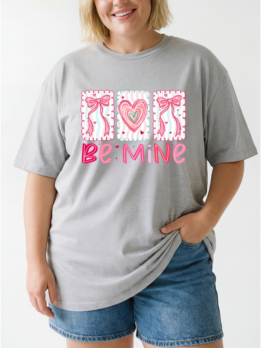 Vintage Be Mine Oversize Graphic Tee