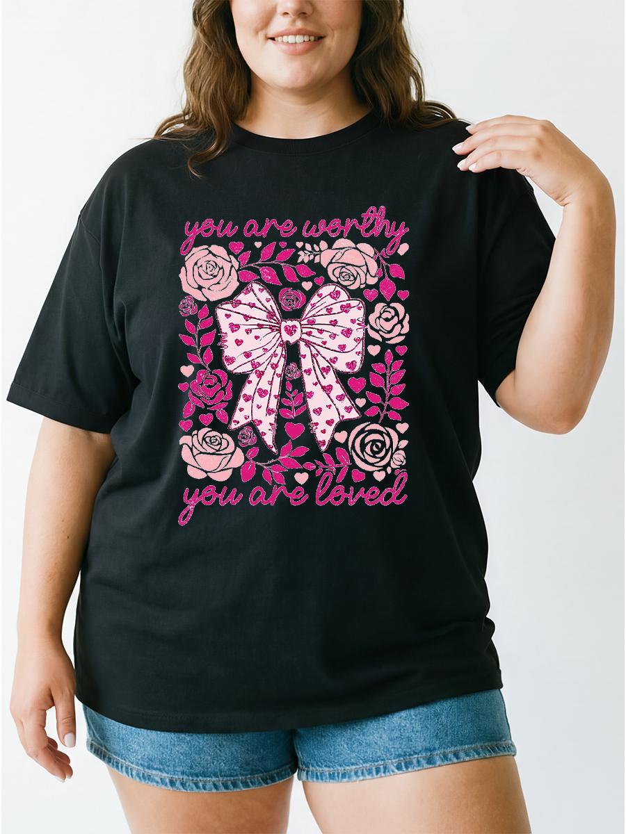 Vintage Bow Oversize Graphic Tee