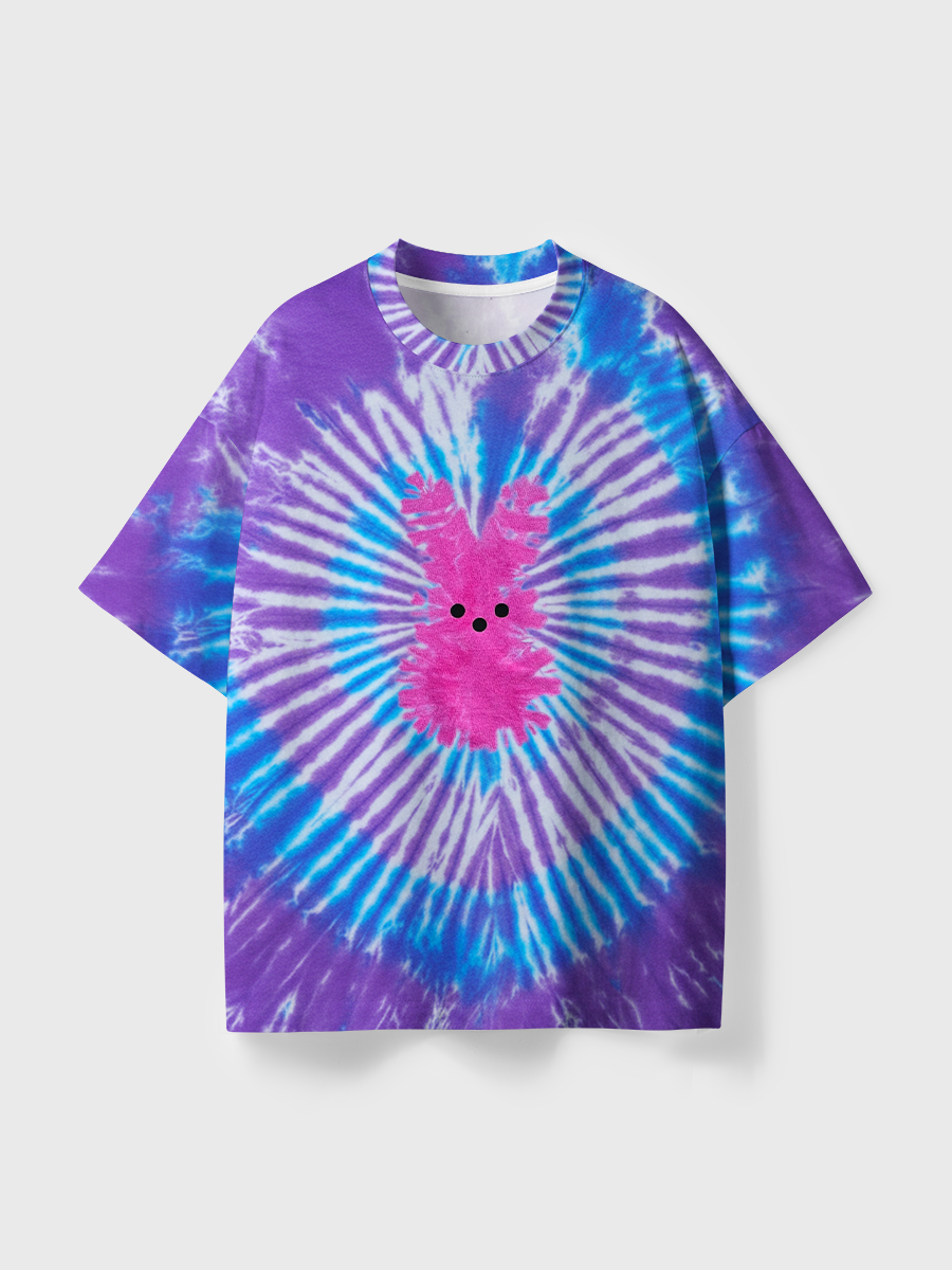Vintage Psychedelic All Over Print T-Shirt