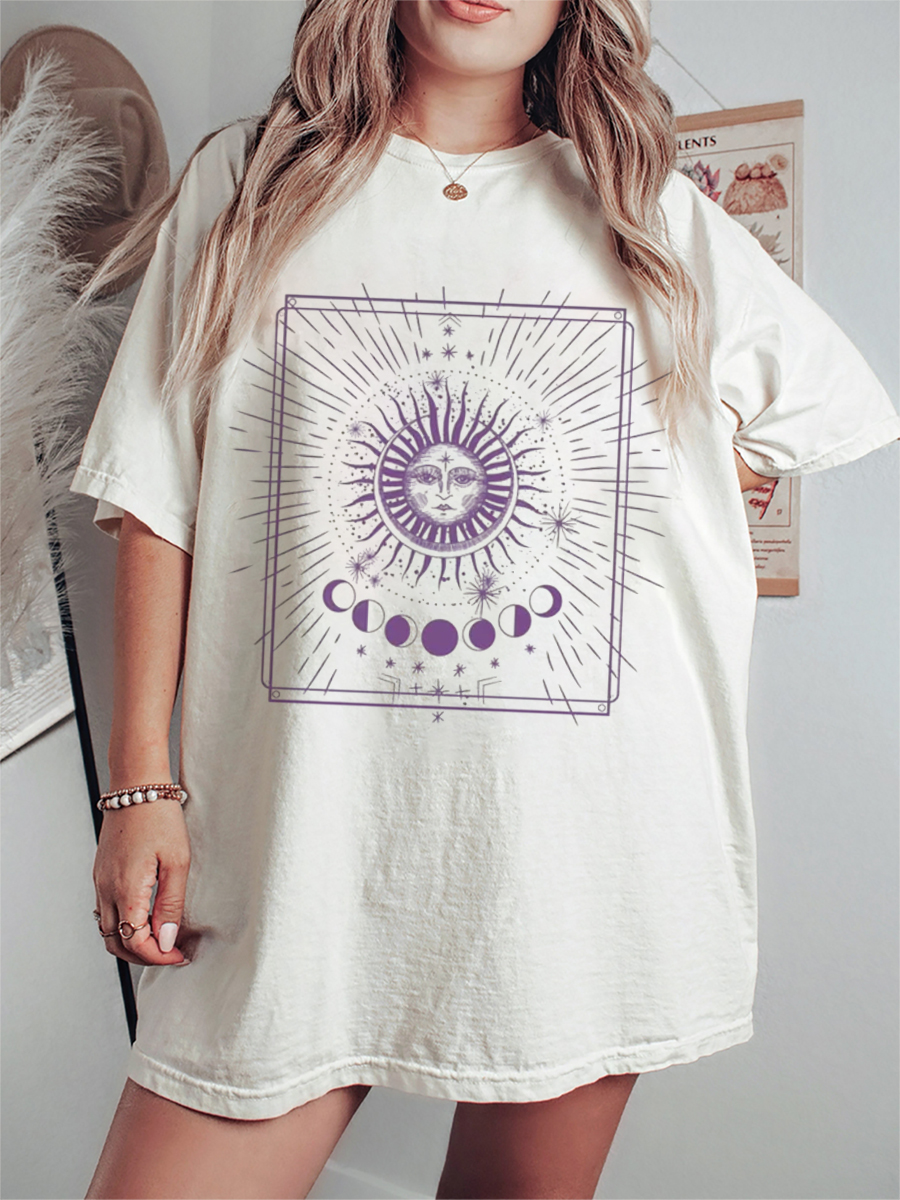 Vintage Sun And Star T-Shirt
