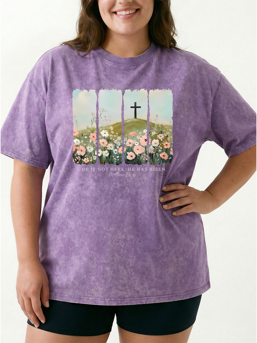 Vintage Jesus Easter Washed T-Shirt
