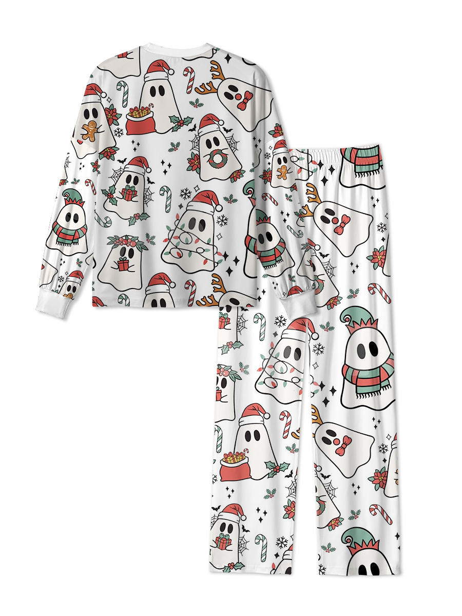 Vintage Christmas Ghost Pajamas