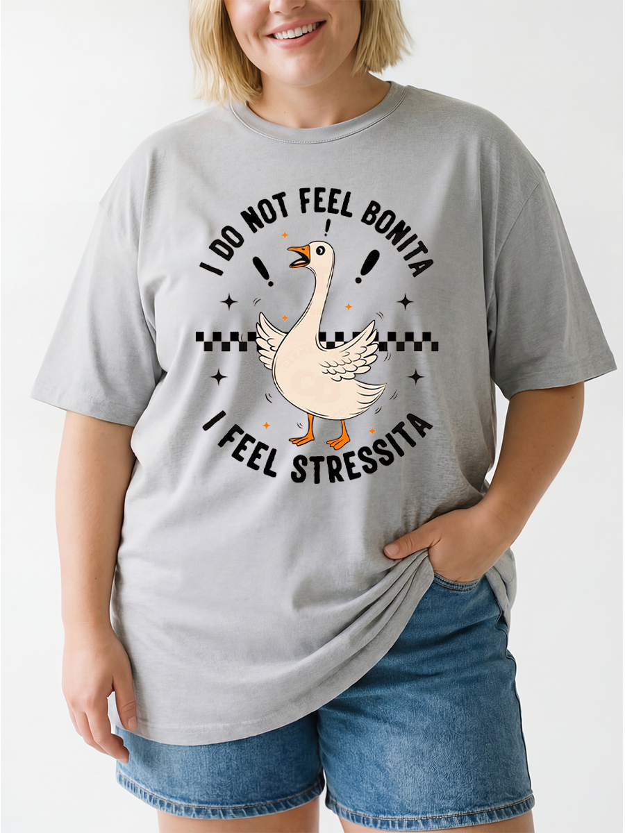 Vintage I Do Not Feel Bonita I Do Not Feel Bonita Oversize Graphic Tee
