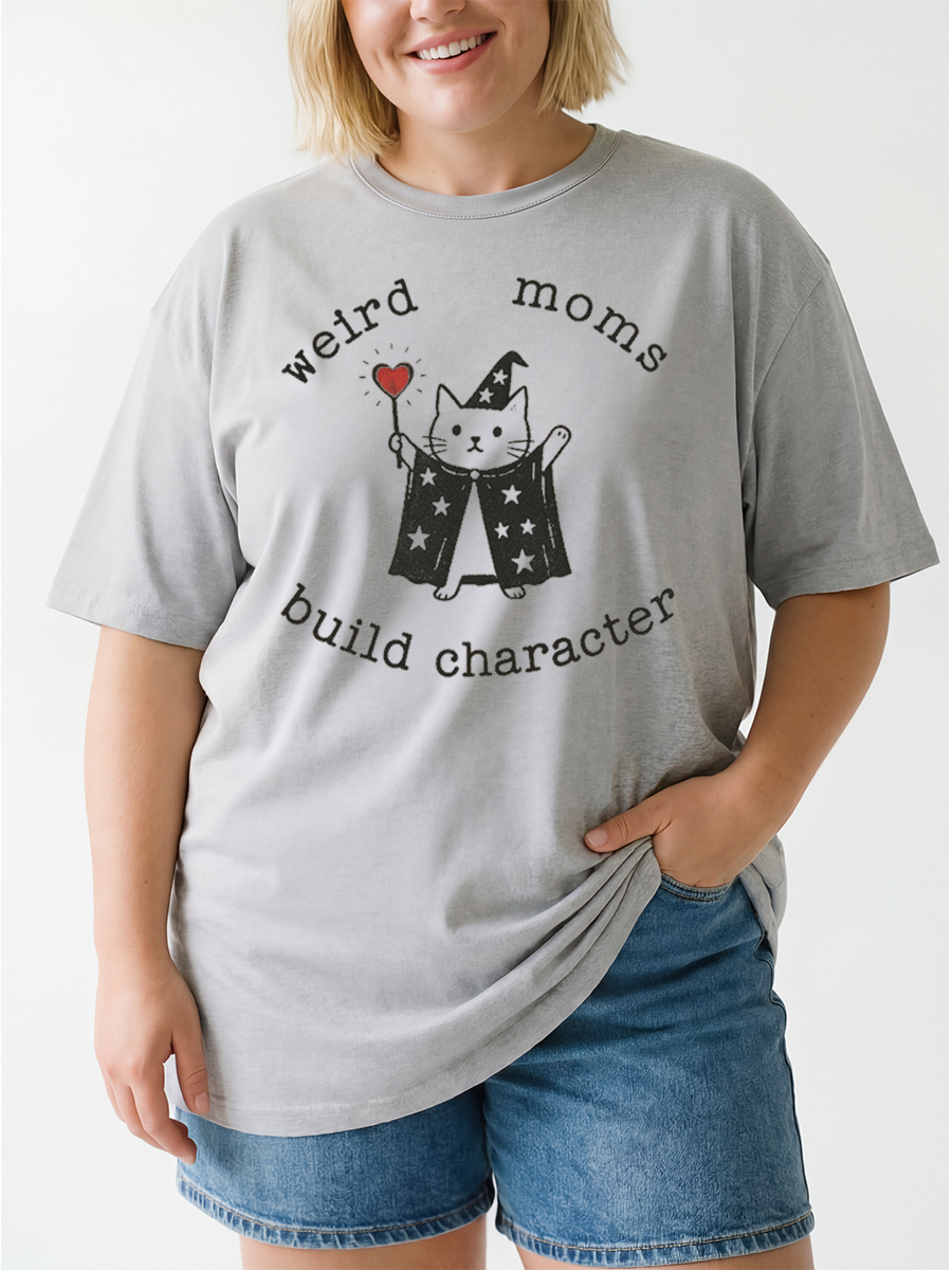 Vintage School Runs On My Caffeine Level Oversize Graphic Tee