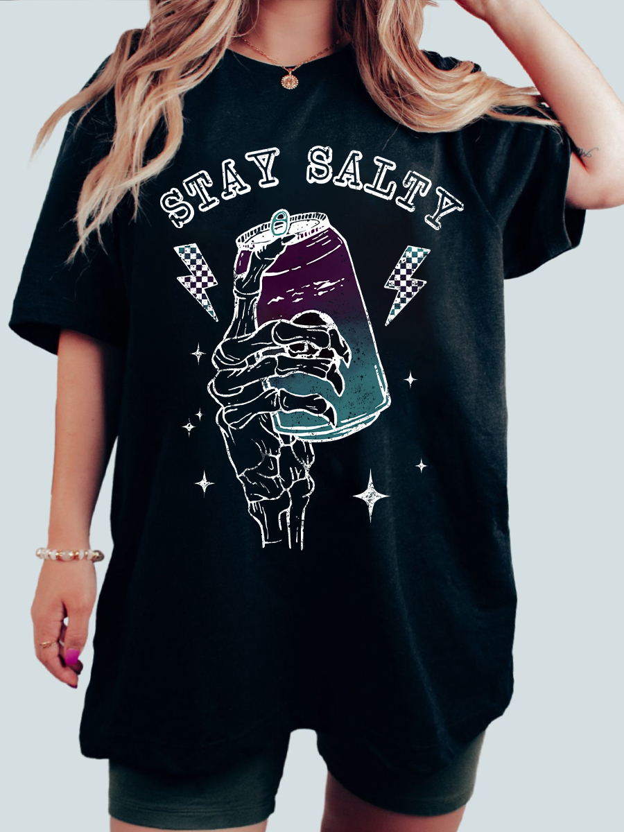 Vintage Stay salty rock Tee