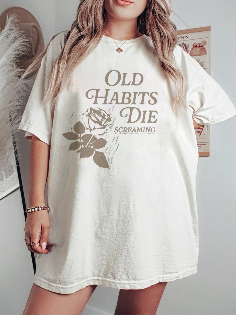 Vintage Songs And Flowers T-Shirt