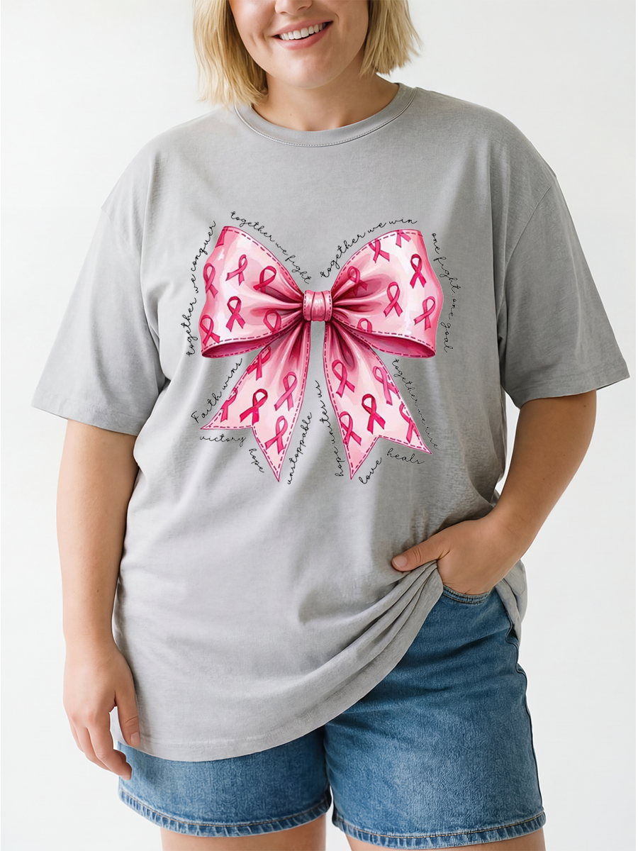 Vintage Together We Fight Oversize Graphic Tee