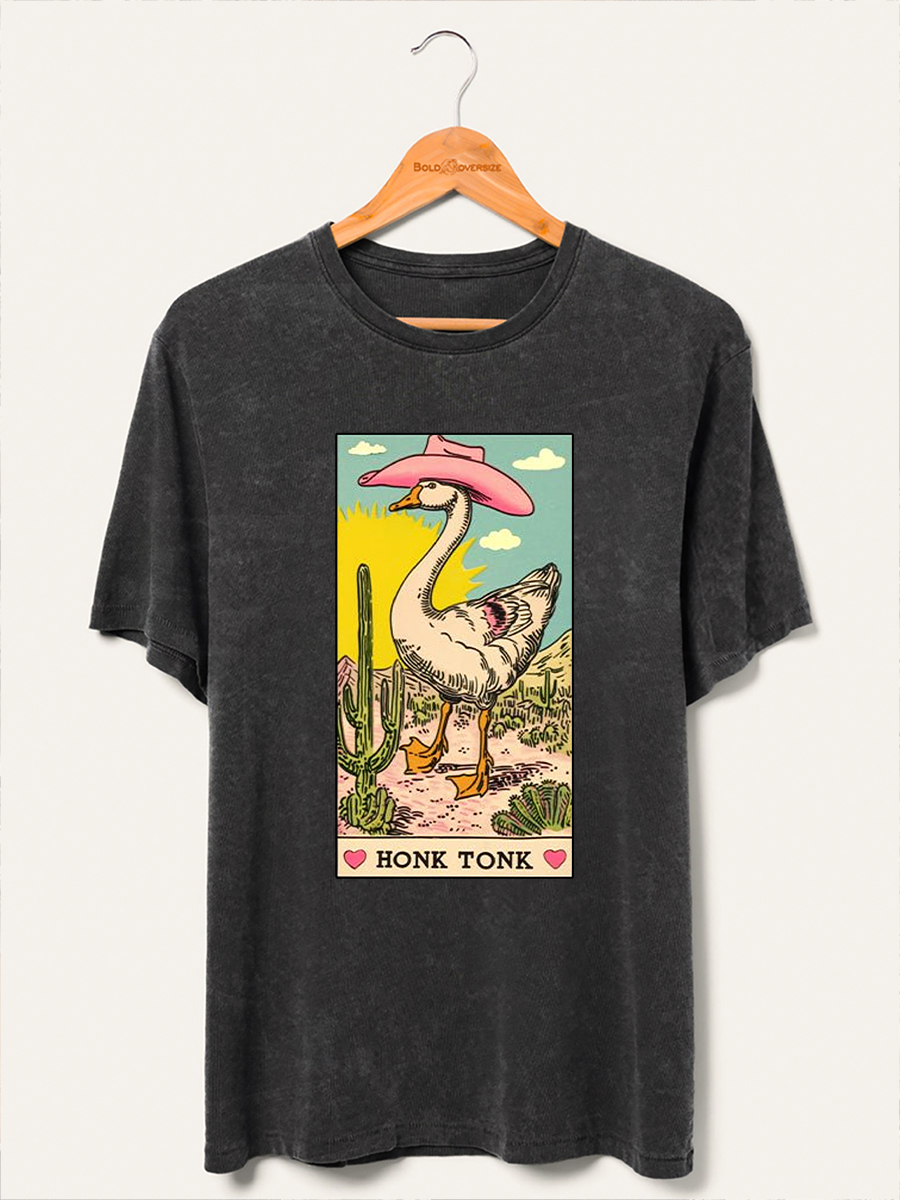 Vintage Honk Tonk Goose Washed T-Shirt