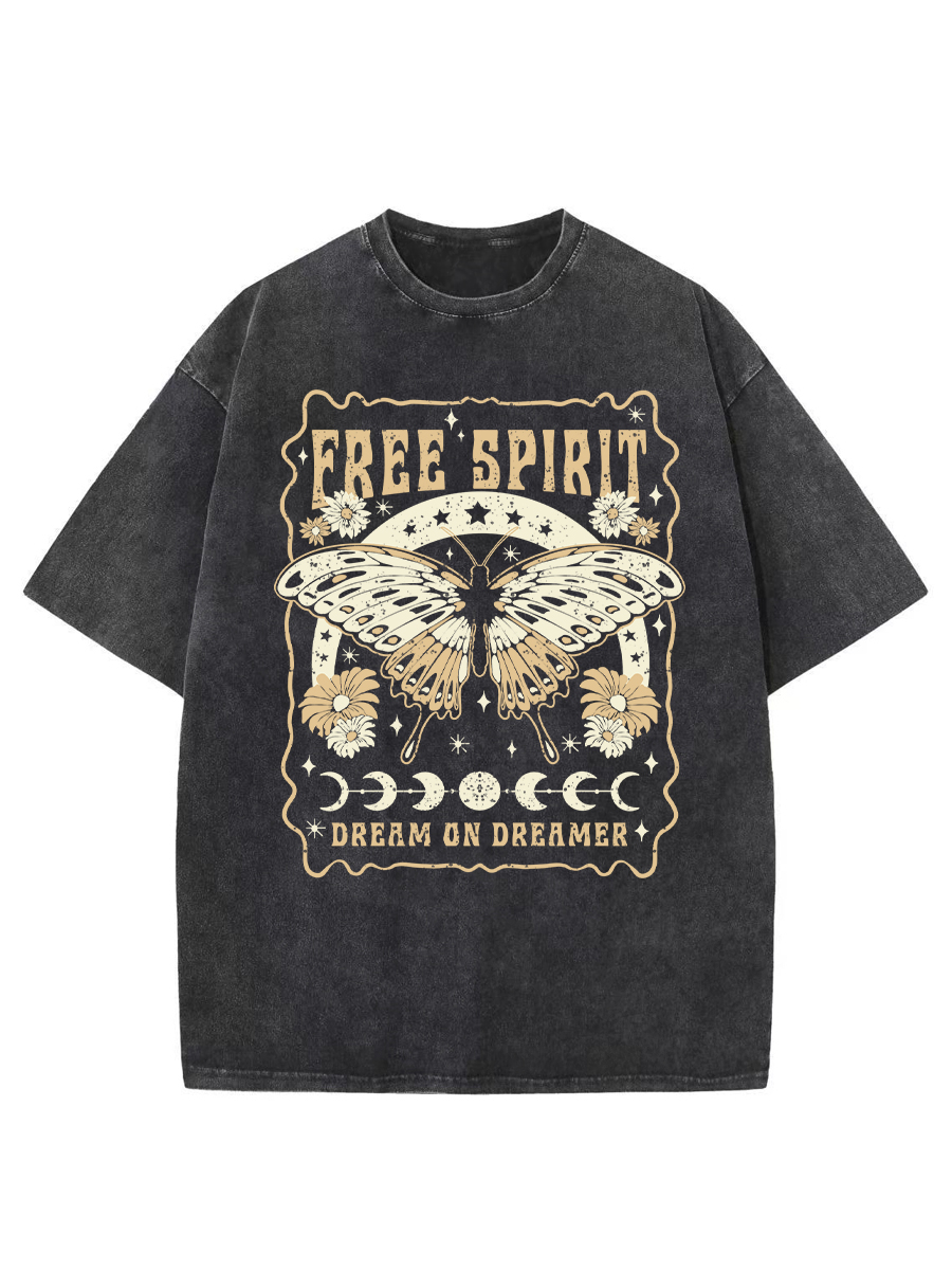 Vintage Free Spirit Washed T-Shirt