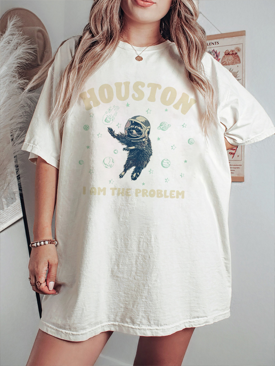Vintage Astronaut Racoon T-Shirt