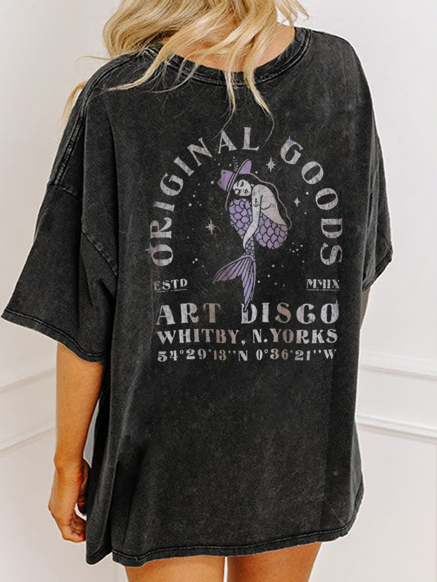 Vintage Mermaid Washed T-Shirt