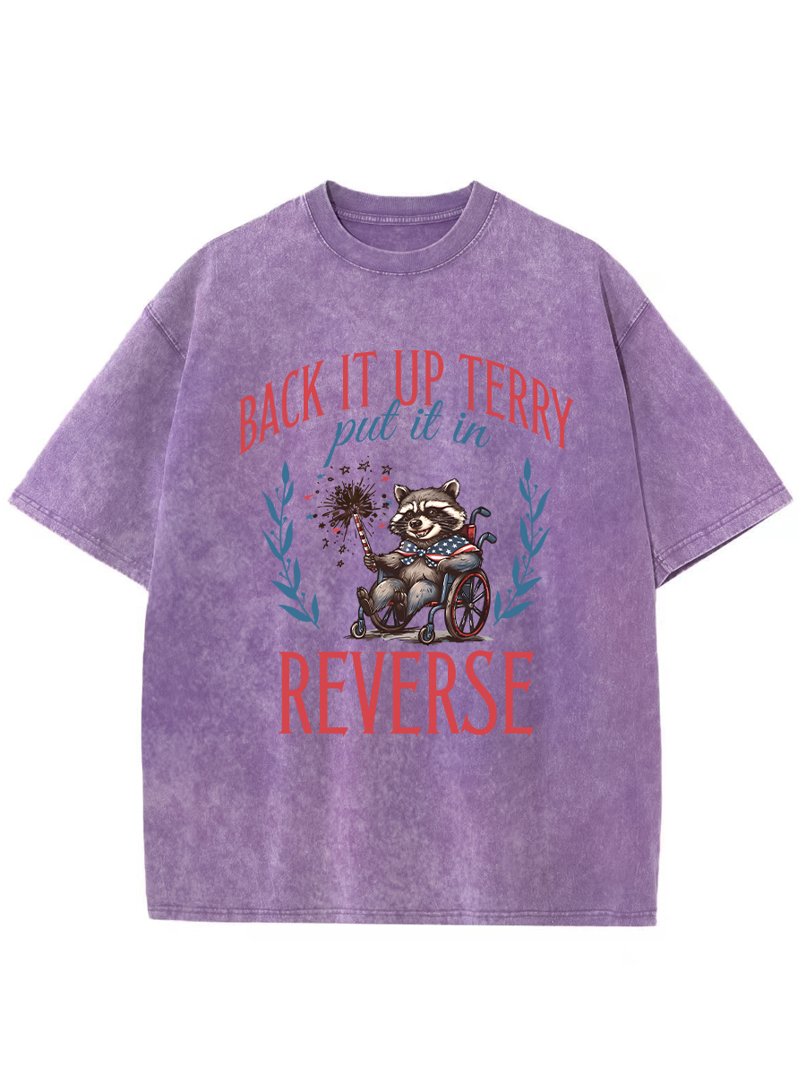 Vintage Back It Up Terry Raccoon Washed T-Shirt