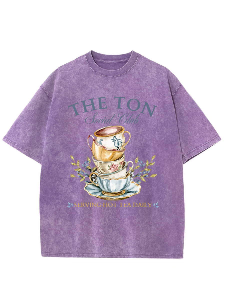 Vintage Tea House Washed T-Shirt