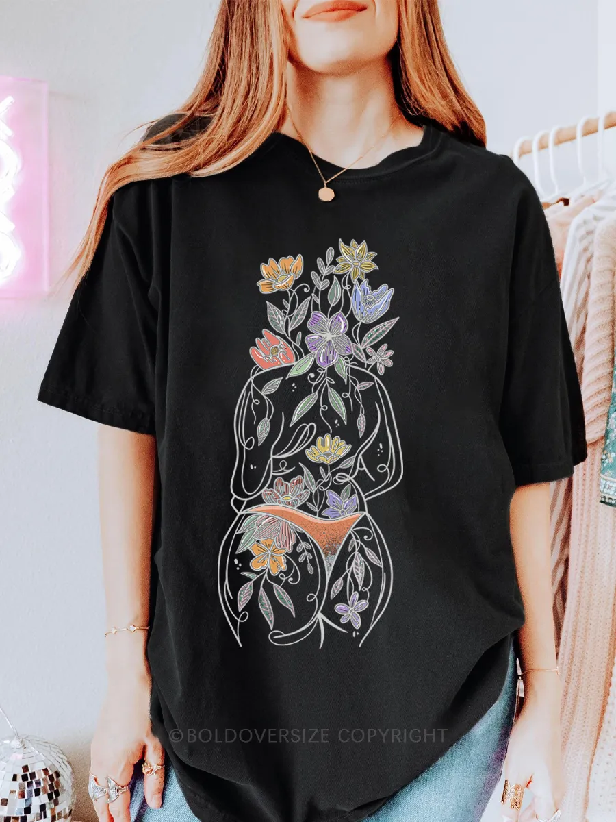 Vintage Body Positive Print Tee