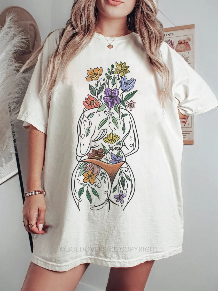 Vintage Body Positive Print Tee
