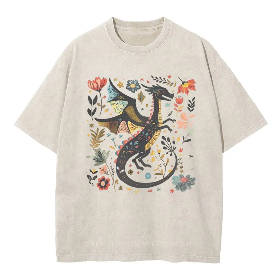 Vintaget Book Lover Washed T-Shirt