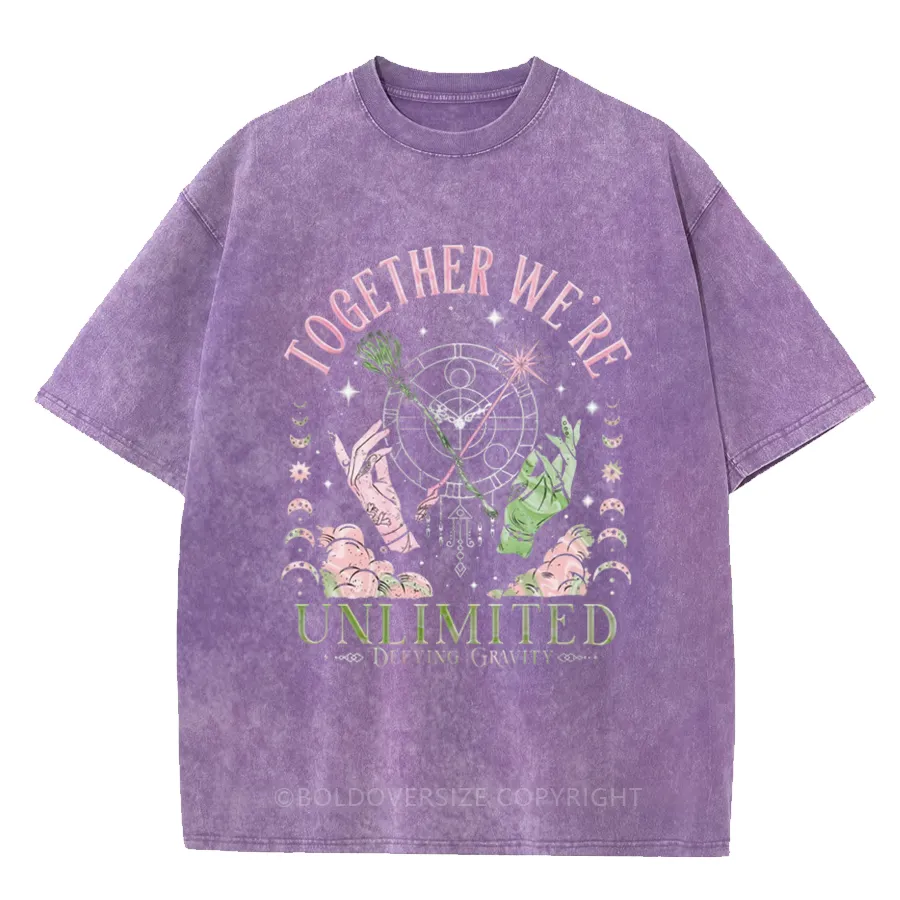 Vintage Witch Together We’Re Unlimited Washed T-Shirt