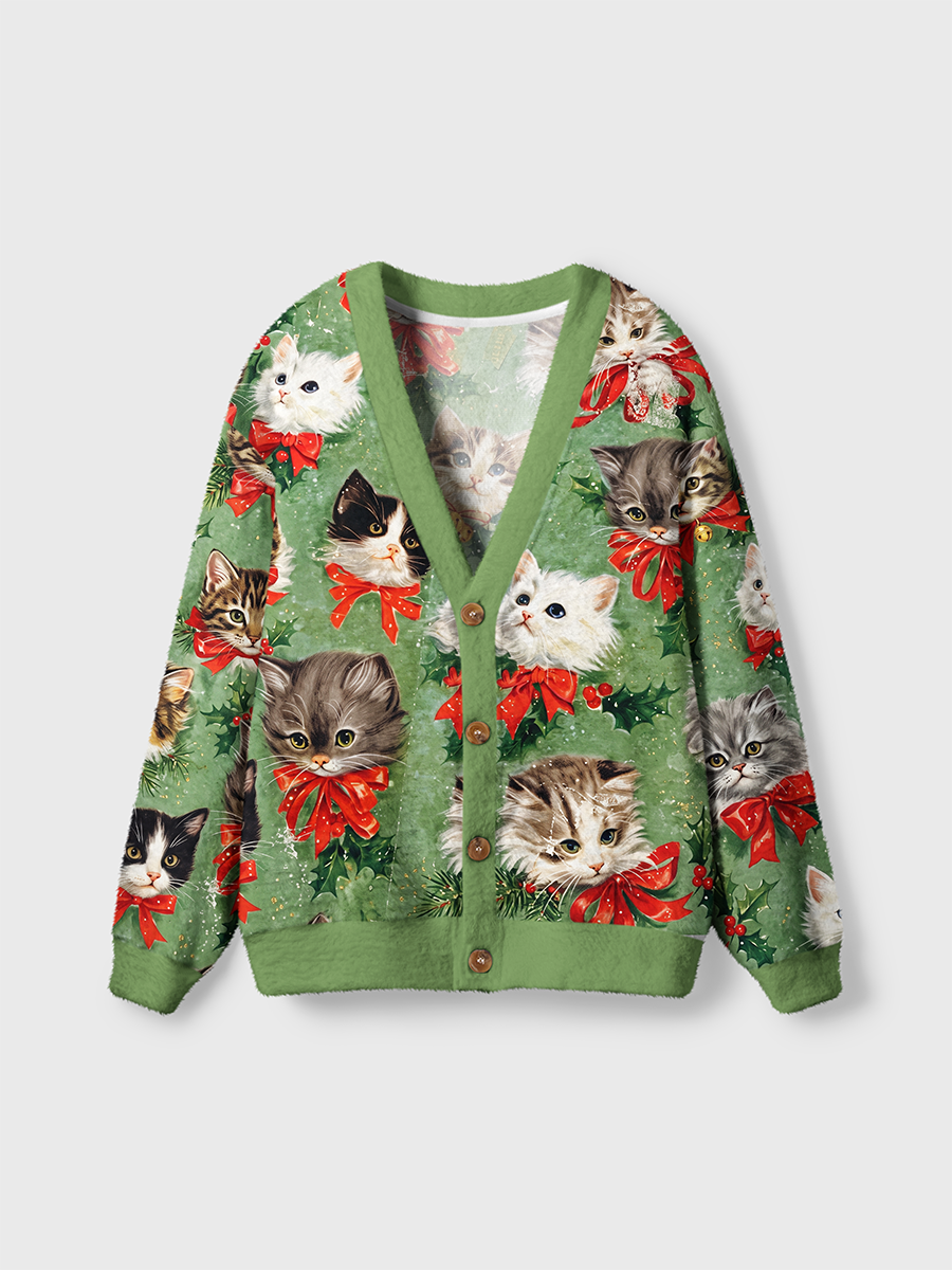 Vintage Cozy Festive Whimsical Cardigan Sweaters