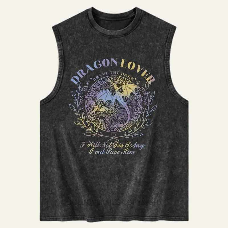 Vintage Dragon Lover Washed Tank