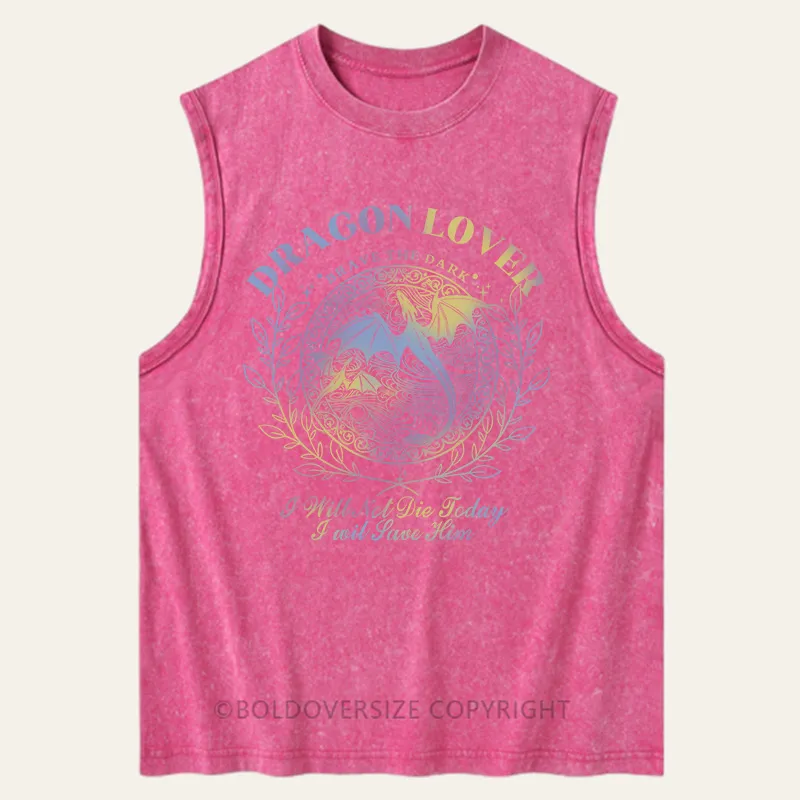 Vintage Dragon Lover Washed Tank