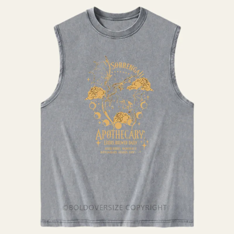 Vintage Dragon Violet Washed Tank